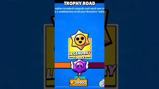 30000 TROPHIES Legendary reward from STARR ROAD brawlstars f2p [upl. by Ariada]