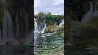 Kravice Waterfalls Bosnia amp Herzegovina 🇧🇦 bosnia bosniaandherzegovina [upl. by Hsakaa]