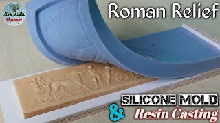 Silicone Mold amp Resin Casting  Roman Relief [upl. by Koziara]