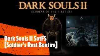 Dark Souls II SotFS Ironclad Enclave amp path to Soldiers Rest bonfire [upl. by Akeenahs]