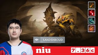 DOTA 2 LGDniu the SANDKING OFFLANE 736c [upl. by Eseila830]