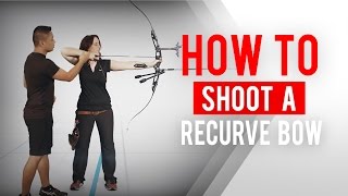 How to shoot a recurve bow  Archery 360 [upl. by Aiuqram36]