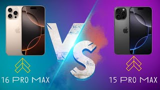 iPhone 16 Pro Max Vs iPhone 15 Pro Max Side By Side Comparison [upl. by Hailee]