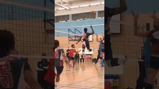 Volleyball combinations by Richmond Docklands London England Super League game [upl. by Stortz]