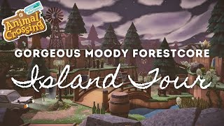 GORGEOUS MOODY FORESTCORE ISLAND TOUR  Animal Crossing New Horizons [upl. by Sisto]