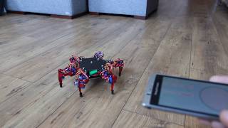 Robot pająk  Krzyżak v10 hexapod spider robot  dłuższa prezentacja [upl. by Eudosia]