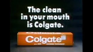 Colgate Toothpaste Jingle Commercial 1979 [upl. by Iphlgenia489]