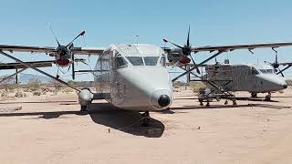 C 23B Sherpa walk around at Pima Air amp Space Museum backyard [upl. by Ainahtan]