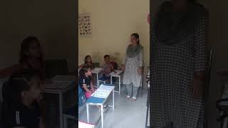 Charades game with UKG Kidz edu zone by Poonam  Angels world school Jalandhar [upl. by Ttihw]