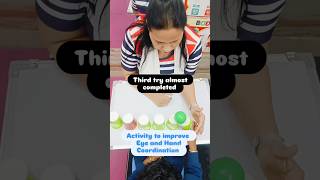 Hand and Eye coordination Activity shorfeed youtubeshorts ytshots kidsactivities kidstherapy [upl. by Ylrebmit]