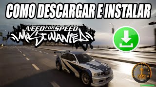 Como Descargar e Instalar Need for Speed Most Wanted para PC [upl. by Rurik657]