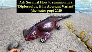 Ark Survival How to summon in a quotDiplocaulus amp its Aberrant Variantquot 2020 [upl. by Thessa]