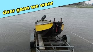 Deze keer moet ik het alleen doen en het is weer koud in de roeiboot naar de gierinstallatie [upl. by Matthus155]