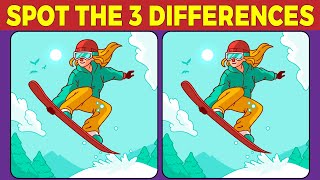 Spot the 3 Differences Cognitive Skills Challenge 🧠🔍 [upl. by Ahsinyt]