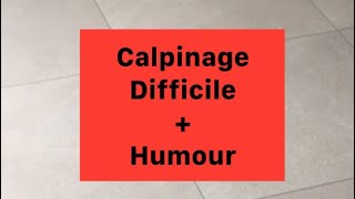 Calpinage carrelage sol difficile [upl. by Anahtor]