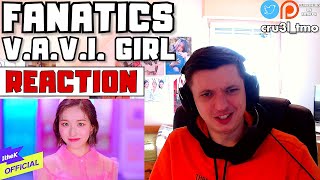 I AM CONFLICTED MV FANATICS파나틱스  VAVI GIRL  REACTION [upl. by Eyma]