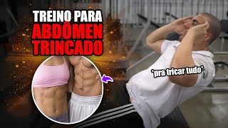 Treino de abdomen para um abdomen trincado [upl. by Cammie]