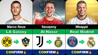 70 CONFIRMED Summer Transfers 2024 🤪🔥 FT Mbappe Szczęsny Reus [upl. by Alih]