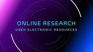 Online research tutorial [upl. by Labaw468]