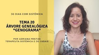 20  SÉRIE 30 Dias com Sistêmica  Tema 20 Árvore Genealógica  Genograma [upl. by Pius632]