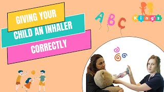 How to Give an Inhaler Correctly to Children  Kings College Hospital Dubai  Pediatric Clinic [upl. by Iiette]