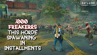 Days Gone PC 999 Horde Mod  Horse Lake Nero Checkpoint Horde [upl. by Lacombe958]