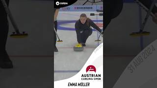 quotThey pretty much have to get this on the buttonquot Emma Müller 🇦🇹🥌 curling highlightreel [upl. by Ermin237]