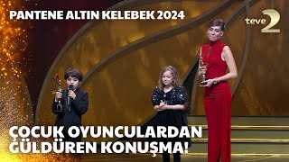 En İyi Çocuk Oyuncu – Melisa Duru Ünal ve Sarp Kaan Altınçapa  Pantene Altın Kelebek Ödülleri 2024 [upl. by Mchail]