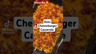 Keto Cheeseburger Casserole 🥘 you have to try this recipe 😋 keto tiktokfood ketodiet ketorecipes [upl. by Atekehs]