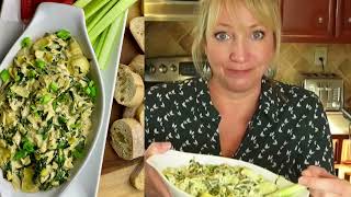 Vegan Spinach Artichoke Dip Recipe [upl. by Vonny]