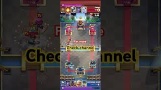 Subscribe for more videos if you like Clash royale😎🔥 [upl. by Gorga]