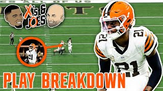 Joe Haden breaks down Denzel Wards first Interception of the season  Xs and Joes [upl. by Iz]