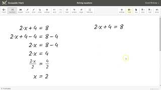 Learn Graspable Math Solving Equations [upl. by Wendin]