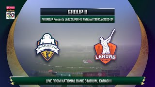 Live  Karachi Whites vs Lahore Blues  Match 19  National T20 202324  PCB [upl. by Eilloh]