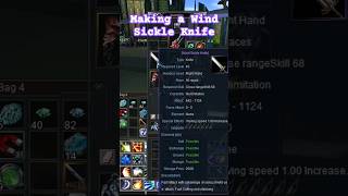 Making a Wind Sickle Knife rfonline xtianjovic rfdream risingforce risingforceonline [upl. by Arika817]