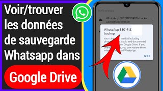 Comment Sauvegarder les Données de votre Smartphone et les recuperer avec Google Drive [upl. by Dearman]