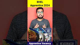 BHEL Apprentice Recruitment 2024  Bharat Heavy Electricals Limited Apprentice 2024 itiapprentice [upl. by Swarts]