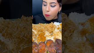 Ashifa Asmr Eating Spicy King Fish Curry Fish Fry Masala Full Fish Fry amp Rice Extra Grevy shorts [upl. by Atcele]