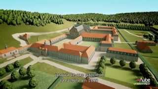 Abbaye de Clairvaux en 3D Clairvaux abbey 3D [upl. by Leanor]