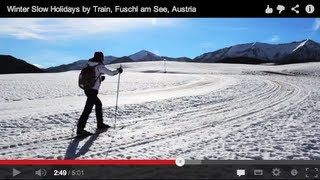 Winter Slow Holidays by Train Fuschl am See Austria [upl. by Deidre]