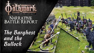 The Barghest and the Bullock  Oathmark Narrative Battle Report [upl. by Vinson]