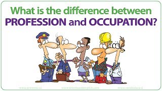 Profession vs Occupation  What is the difference [upl. by Wanfried388]