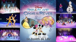 disney sur glace 2018 crois en tes reves  ZENITH de LILLE 1218 [upl. by Ayortal]