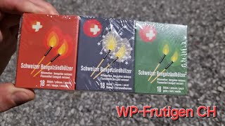 Schweizer Bengalzündhölzer Set von WPFrutigen [upl. by Publias]