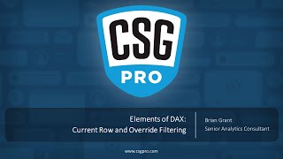 Elements of DAX 0612 Override and Current Row Filtering [upl. by Eillas]