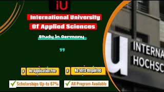 IU international university of applied sciences application process  how to apply iU germany [upl. by Ujawernalo]