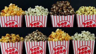 8 ways flavored popcorn 8 delicious and easy recipeshomemade popcorn [upl. by Haase]