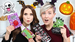 TRYING FUN HALLOWEEN CANDY w Hannah Hart [upl. by Conlen]