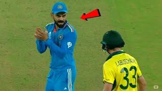 Virat Kohli gave his 100 Sledged Marnus Labuschagne amp Travis Head alone in Ind vs Aus WC Final [upl. by Sontag]