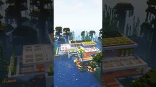 Minecraft modern Bamboo Villa minecraft minecraftbuilding [upl. by Nona]